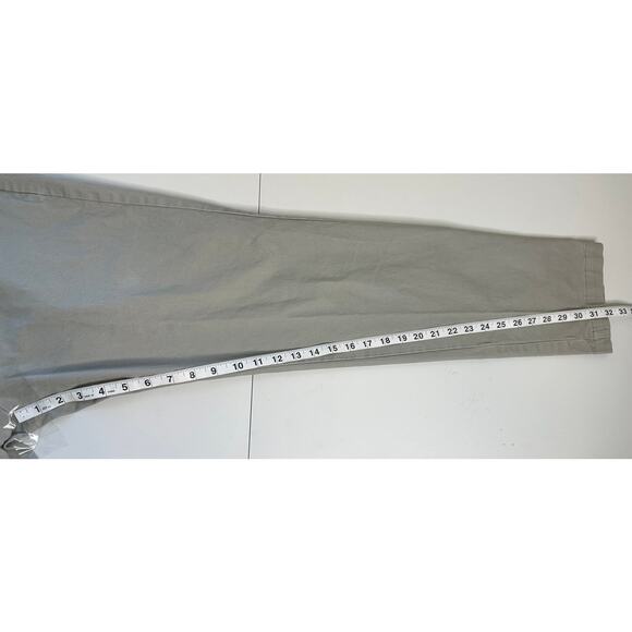 Gap For Good Gray Chino Pants Slim Straight Fit Mid Rise Workwear Office 32x32 - Picture 9 of 12